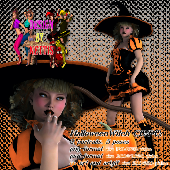 HalloweenWitch (CU/PU) - Click Image to Close